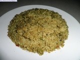 Peas, Coriander And Mint Pulao