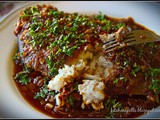 Oven baked fish in indo-chinese sauce