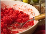 Raspberry Lime Granita