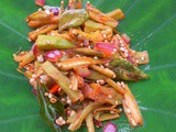 Vendekka Mezhukkupuratti/ Lady's Finger Stir Fry/ Okra Stir Fry