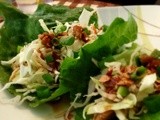 {Skinny} Asian Chicken Lettuce Wraps