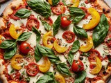 Loaded Green Pepper and Onion Pizza Recipe