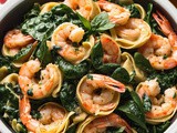 Shrimp and Spinach Tortellini Alfredo Recipe