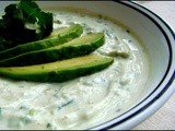 Avocado Cilantro Raita