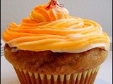 Kesari Cupcakes with Cardamom Frosting