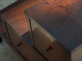 A vintage end table, restored in minutes