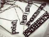 Falcons points! a shrink plastic text necklace tutorial