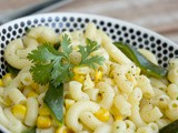 Hot Pepper Pasta Salad with Roasted Corn and Cilantro