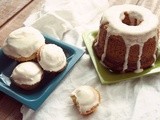 Southern Cumpcakes (with honey cream cheese frosting)