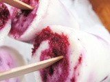 Yogurt and Blueberry Paletas