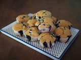 Fluffige & vegane Blaubeermuffins – sojafrei