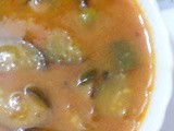 Aromatic turmeric rizhomes gravy