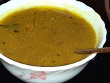 Assorted herbs kootu rasam