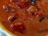 Beetroot curry kuzhambu