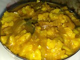 Cauliflower curd curry