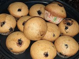 Vanilla muffins with chocolate chips