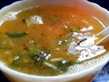 Zesty lemon ginger rasam/monsoon special