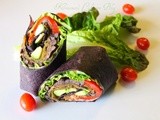 Black Bean Vegetable Wrap with Chipotle Mayo