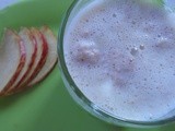 Apple milkshake