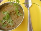 Coriander chutney or kothimeera pachadi