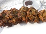 Palak (spinach) vada