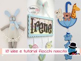19 idee e tutorial fiocchi nascita fai da te [raccolta]