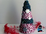 Albero e Pallina di natale riciclando t-shirt
