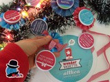 Albero e regali personalizzati con le palline coccarde riciclose