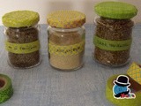 Barattolini porta spezie washi tape
