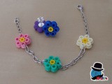 Braccialetto con margherite