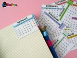 Calendario per Bullet Journal