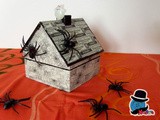 Cassetta per halloween con i washi tape