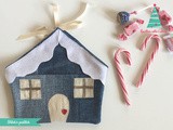 Cassetta porta dolcetti riciclando jeans