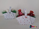 Cestini di carta fai da te per Pasqua