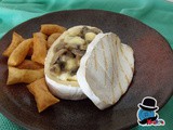 Cestino di formaggio con funghi per ospiti a sorpresa