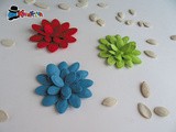 Come realizzare dei fiori con semi di zucca