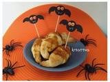 Cornetti salati con sciroppo d'acero per halloween