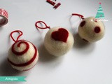 Decoriamo il natale con l'infeltrimento