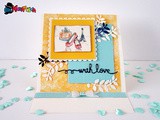 Easel Card diy : Biglietto d' auguri a cavalletto