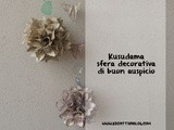 Kusudama sfera decorativa di buon auspicio