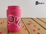 Lanterna fai da te per san valentino