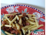 Maccheroni al ferretto con mortadella e melanzane