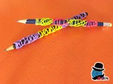 Matite personalizzare con elastici Rainbow Loom