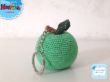Portachiavi Mela in Amigurumi di La piccola bottega della Creatività
