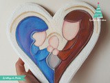 Presepe dipinto su legno