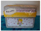 Ricettario o raccoglitore di ricette da personalizzare con scrapbooking