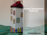 Riciclo creativo del Tetra Pak: Casina salvadanaio [tutorial]