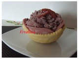 Risotto in crosta con radicchio e mortadella