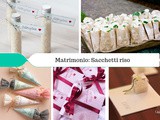Sacchetti porta riso per matrimonio