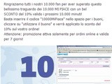 Sconto Opitec Italia per festeggiare i 10.000 fans